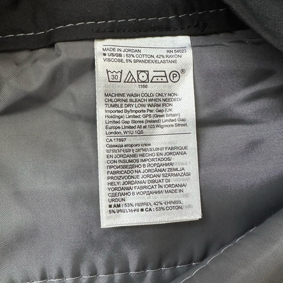 Women's Banana Republic Modern Sloan Dress Pants Grey Size 6 - Picture 9 of 9